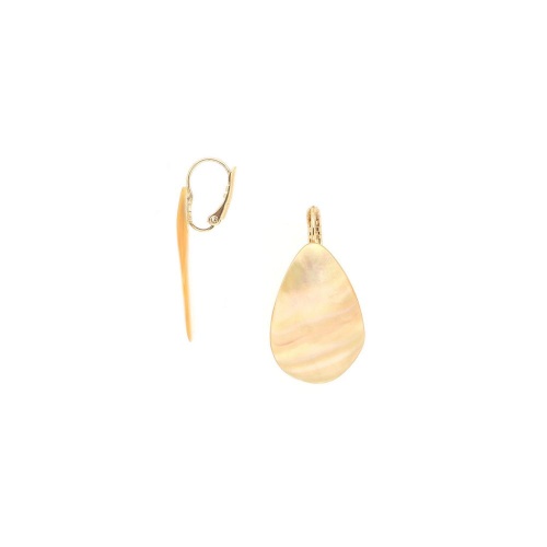 Серьги Nature Bijoux, Fioria, с перламутром, NB26.1-12-90497 золотистый