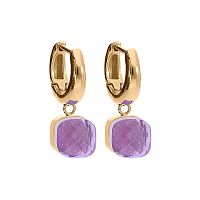 Серьги Qudo FIRENZE (G) Heather, 107001/20-4809