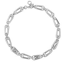 Колье Ciclon, Lineal, с чешскими кристаллами, CN-231811 хрустальный