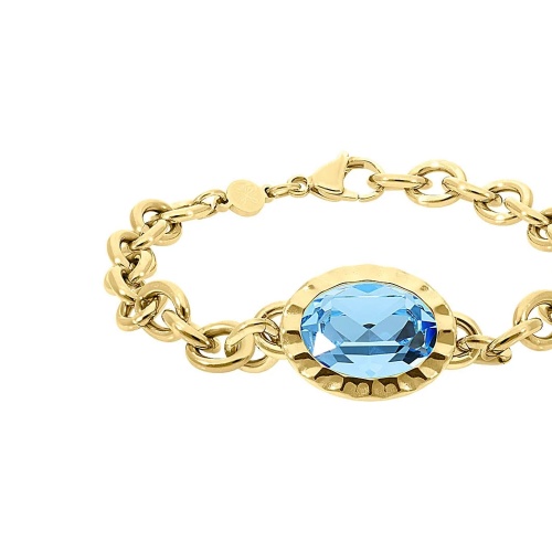 Браслет Qudo TIVOLA UNICA big (G/P) Aquamarine, 189528 фото 8