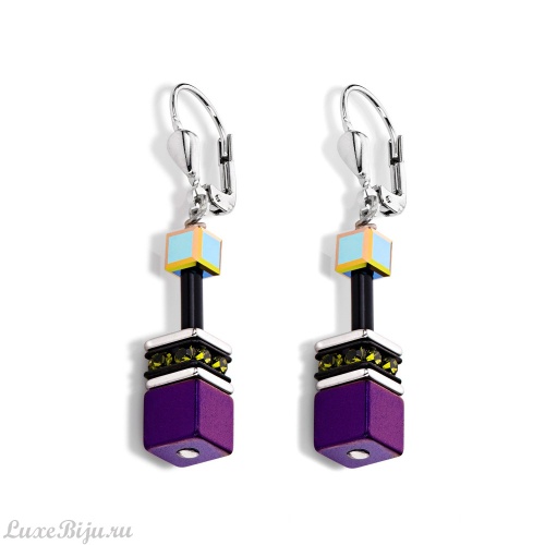 Серьги Coeur de Lion Multicolor 4014/20-1500