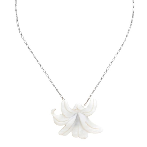 Колье Nature Bijoux, Lis Blanc, с подвеской из перламутра, NB26.1-15-43821 белый фото 2