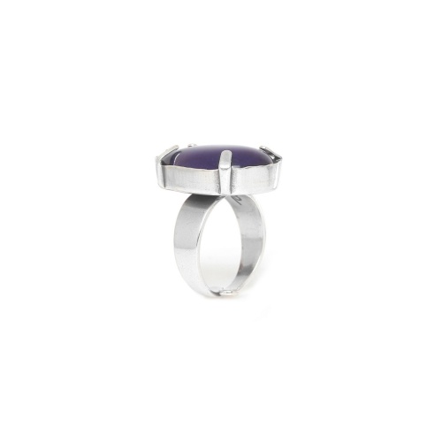 Кольцо Nature Bijoux, Gotborg, разъемное, с ракушкой Capiz в смоле, NB25.2-19-25920 фиолетовый фото 2