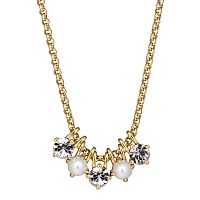 Колье Dyrberg Kern PHILA SG CRYSTAL / WHITE PEARL  480112, 480112