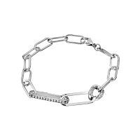 Браслет Moon Paris, Ringo, с кристаллами, MR-26.01-013 серебристый