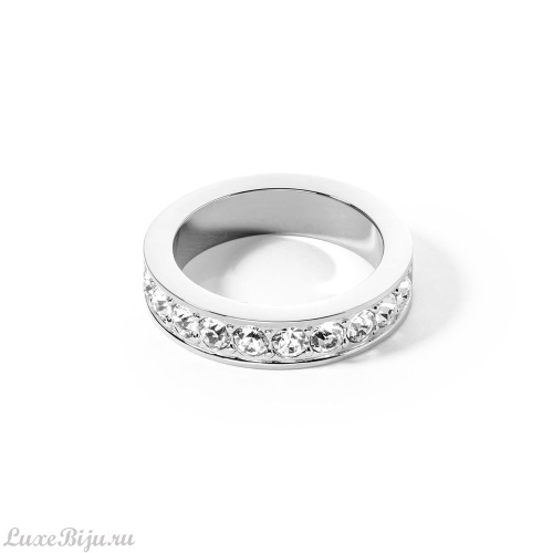 Coeur de Lion Кольцо Coeur de Lion Crystal-Silver 18.5 мм 0131/40-1817 58