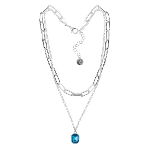Колье Fiore Luna Aquamarine, LN6103 S