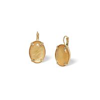 Серьги Nature Bijoux, Kinshasa, с ракушкой Capiz в смоле, NB26.2-12-90855 золотистый