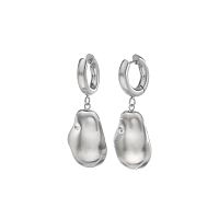 Серьги Dansk Copenhagen, Courage Waterproof, с фактурной подвеской, DNSK25.2-3W2507008 серебристый
