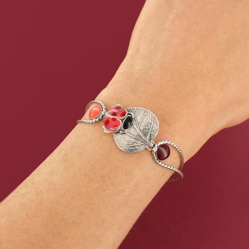 Браслет TARATATA, Cox, с цветной смолой, TT-T25-04303-103 красный