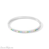 Браслет Coeur de Lion Multi-Pastel-Silver 17 см, 0130/33-1580