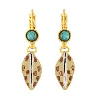 Серьги TARATATA, Archipel, с цветной смолой и тонированным кварцем, TT-E24-03718-20I бежевый