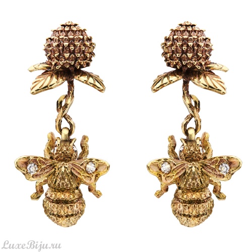 Серьги пусеты Fiore di Firenze OR2104 CRYSTAL