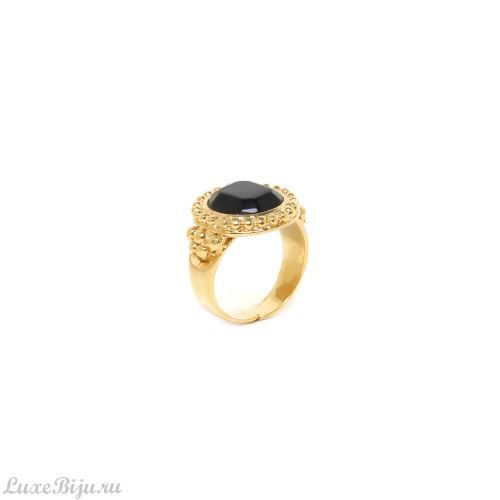 Кольцо Nature Bijoux, Darwin, со вставкой из рога, NB23.2-19-24987 черный
