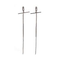 Серьги Moon Paris, Bohemia, удлиненные, с кристаллами, MB-21.07-015 золотистый
