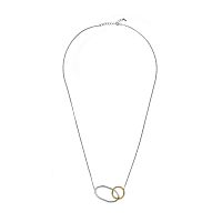 Колье Moon Paris, Ringo, с фигурами разных форм, MR-26.01-047 серебристый