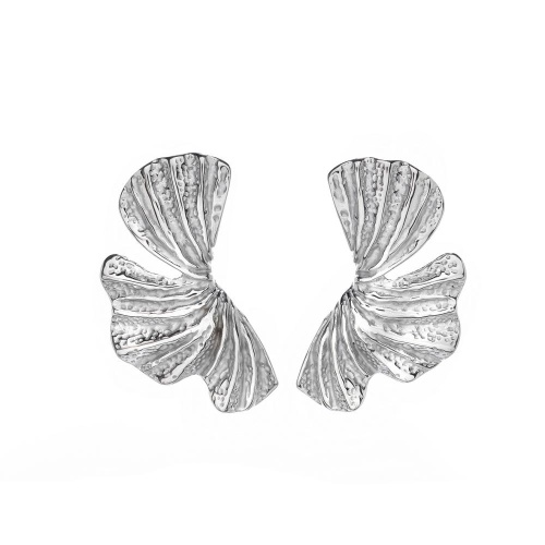 Серьги Dansk Copenhagen, Courage Waterproof, изогнутые, DNSK26.1-3W2501008 серебристый
