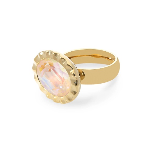 Кольцо Qudo TIVOLA UNICA big (G/P) Ivory cream delite 56, 688322 фото 6