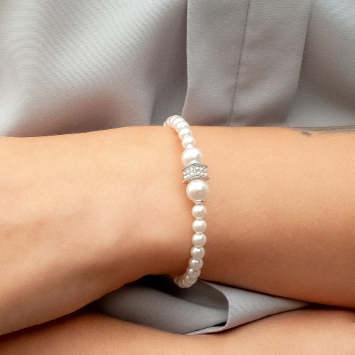 Браслет Fiore Luna Cube Crystal, C2408PE-B01.1 BW/S фото 2