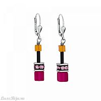 Серьги Coeur de Lion Orange-Pink 2838/20-0204