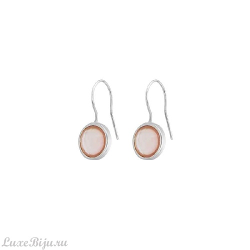 Серьги Possebon  quartz rose