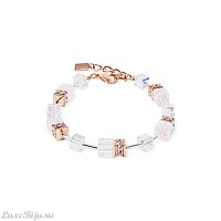 Браслет Coeur de Lion White-Rose Gold, 3018/30-1425