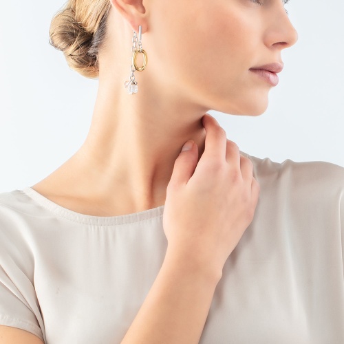 Серьги Coeur de Lion Bicolour, 4521/21-1637 фото 2