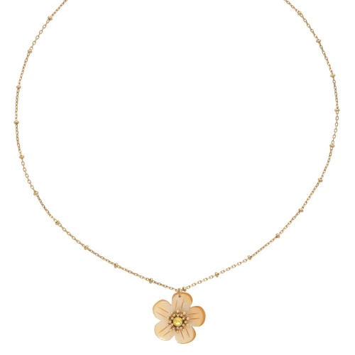 Колье Franck Herval, Goldie, с перламутром и кристаллом, FH26.1-15-64582 золотистый фото 2