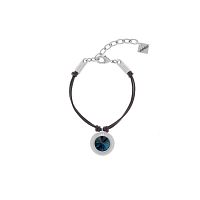 Браслет VIDDA, Sweet, кожаный, с кристаллом Swarovski, VD24.1-01866 синий