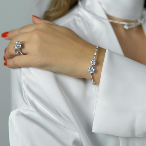 Браслет Moon Paris, Bohemia, кафф с кристаллами, MB-26.01-035 хрустальный фото 2