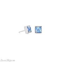 Пусеты Coeur de Lion Light Blue-Silver, 0500/21-0741