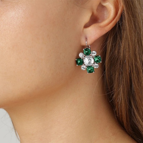 Серьги Dyrberg Kern BATTI SS EMERALD GREEN, 430060 фото 3