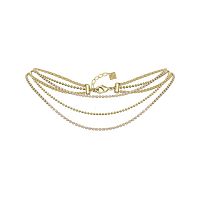 Колье VIDDA, Eternity, тройное, с кристаллами Swarovski, VD23.2-01778 янтарный