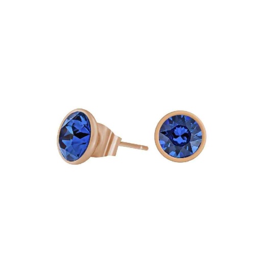 Пусеты Fiore Luna Royal Blue Delite SWE298 RBD RG фото 2