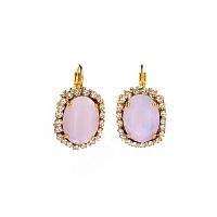 Серьги Celeste G, с опалом и фианитами, CS26.1-1878 розовый