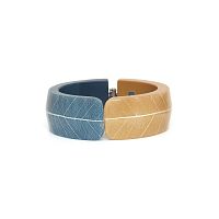 Браслет Nature Bijoux, Ficus Carica, кафф, с акрилом и смолой, NB25.2-13-44241 синий