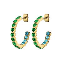 Серьги Dyrberg Kern HOLLY SG GREEN, 390107