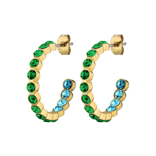 Серьги Dyrberg Kern HOLLY SG GREEN, 390107