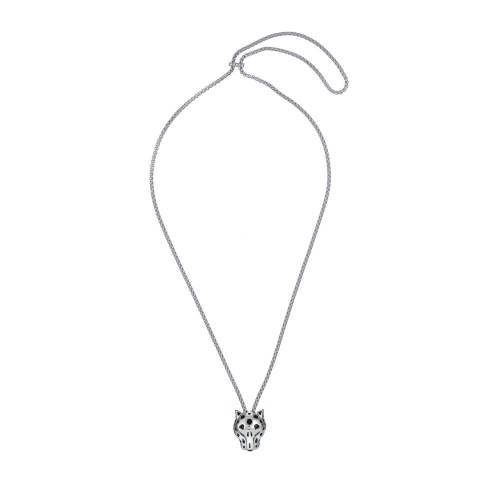 Колье Moon Paris, анималистический дизайн, Mo-Y25.06-032.65 серебристый
