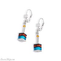 Серьги Coeur de Lion Multicolor Daylight 2 4409/20-1563