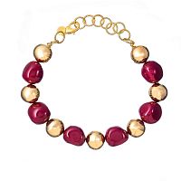 Колье Francesca Bianchi, с эмалью, FB25.2-GC9 красный