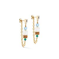Серьги Coeur de Lion Multicolour Gold, 3020/21-1516