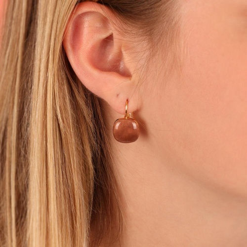 Серьги TARATATA, Manufacture, со смолой, TT-W23-01701-20D коричневый фото 4