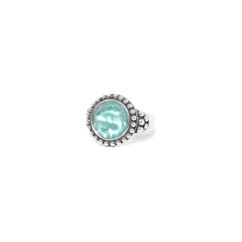 Кольцо Nature Bijoux, Darwin, разъемное, со вставкой из гелиотиса, NB23.2-19-24981 голубой фото 6