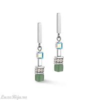 Серьги Coeur de Lion Light Green, *5085/21-0520