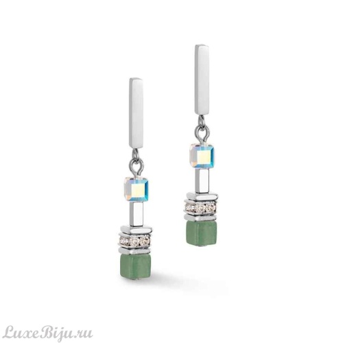 Серьги Coeur de Lion Light Green, *5085/21-0520