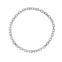 Колье Dansk Copenhagen, Passion Waterproof, с квадратными звеньями, DNSK26.1-9W2601011 серебристый