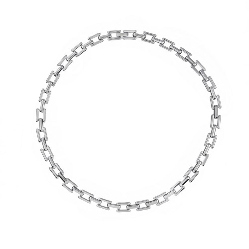 Колье Dansk Copenhagen, Passion Waterproof, с квадратными звеньями, DNSK26.1-9W2601011 серебристый