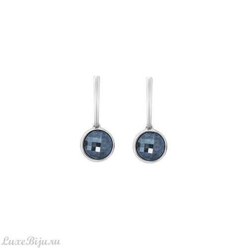 Серьги Possebon pearl sodalite