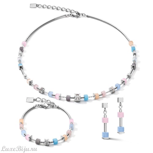 Браслет Coeur de Lion Fine Pastel Blue-Rose 5028/30-0719 фото 2